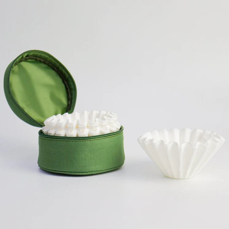 هيا - حقيبة الفلاتر المتموجة الورقية اخضر