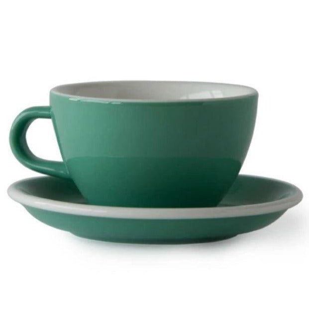 Acme - Cappuccino Green cup 190 ml with saucer