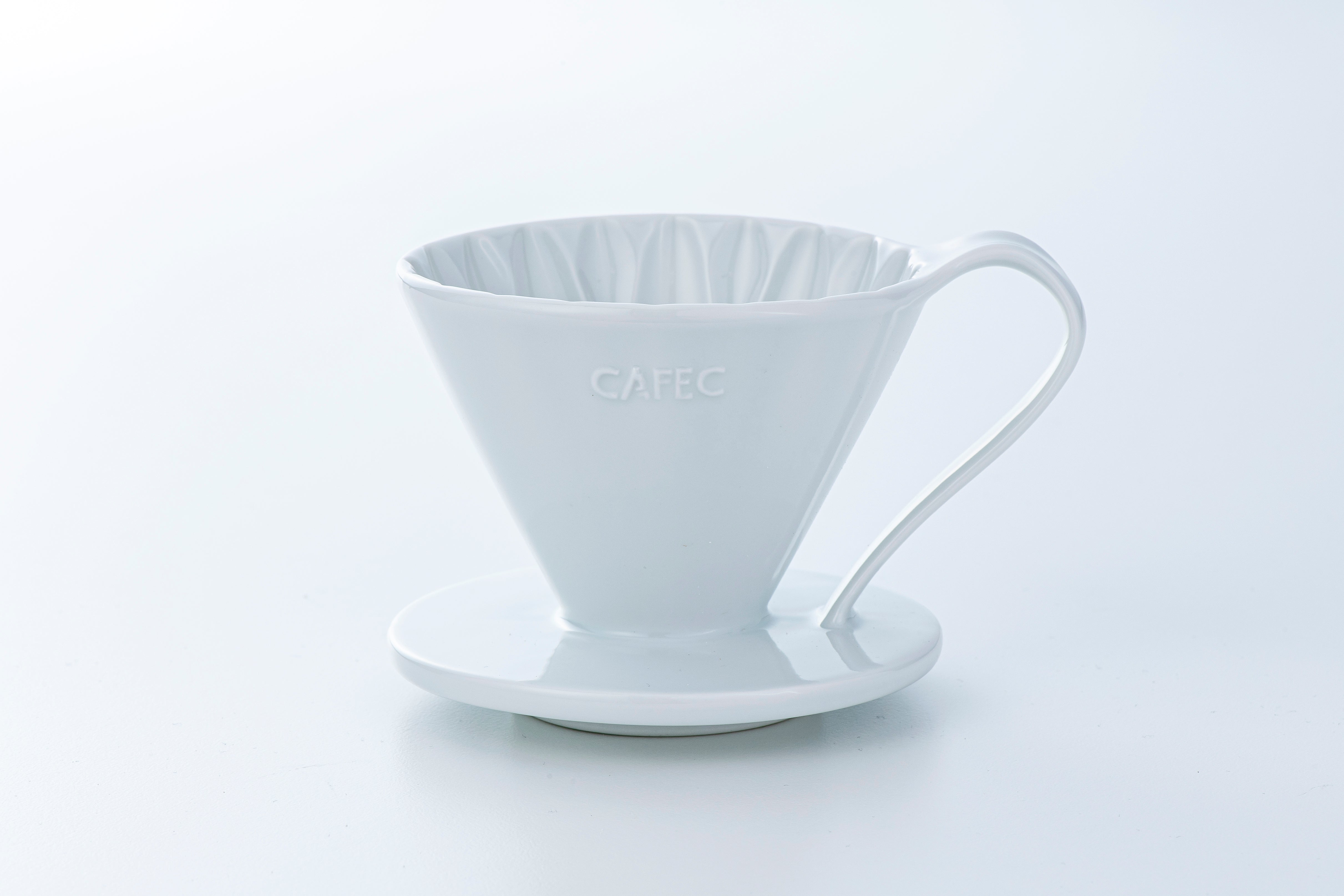 Cafec - Arita Ware Dripper Cup 04 White