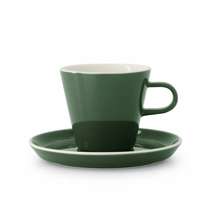 Acme - Dark Green Roman cup 270 ml with saucer