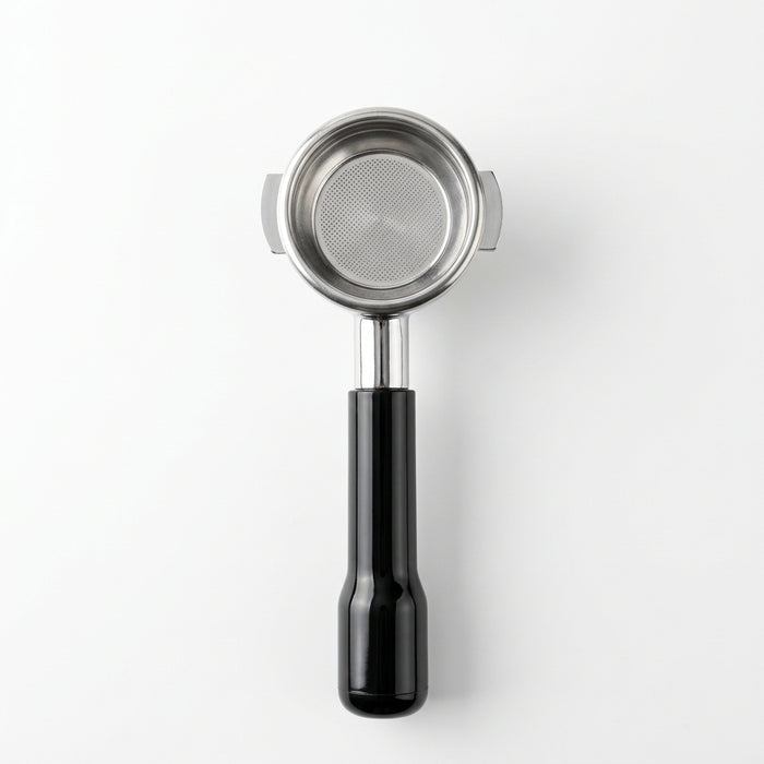 MUVNA E61 Bottomless Portafilter with Black ABS Handle – 58mm, 2-Ear