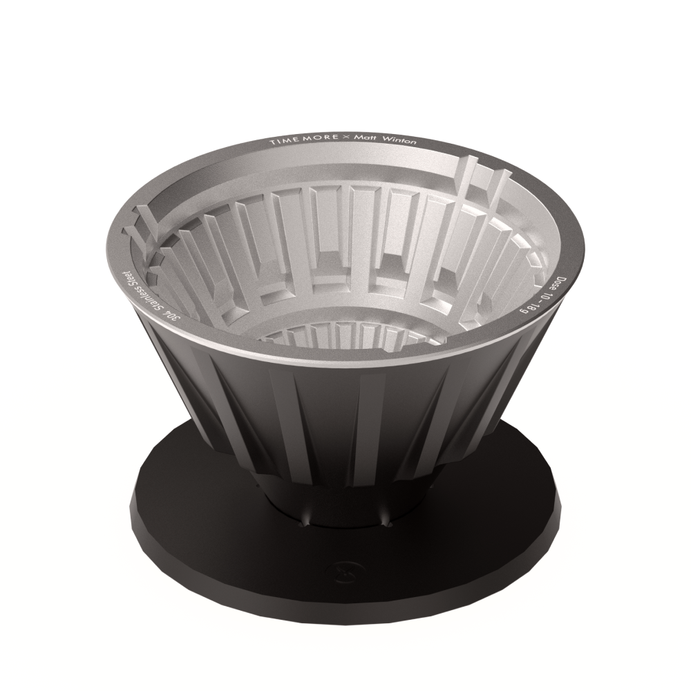 Timemore x Matt Winton Vector Metal Dripper - Default Title - 70TDP015AA001