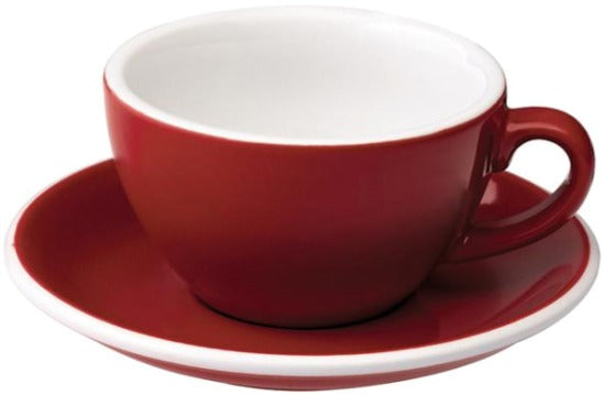 Acme - Cappuccino Red cup 190 ml with saucer