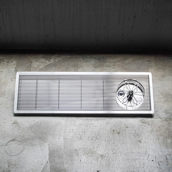 DTCUSTOMS Incounter 33cm LINEA Jug Rinser Satin Stainless Steel