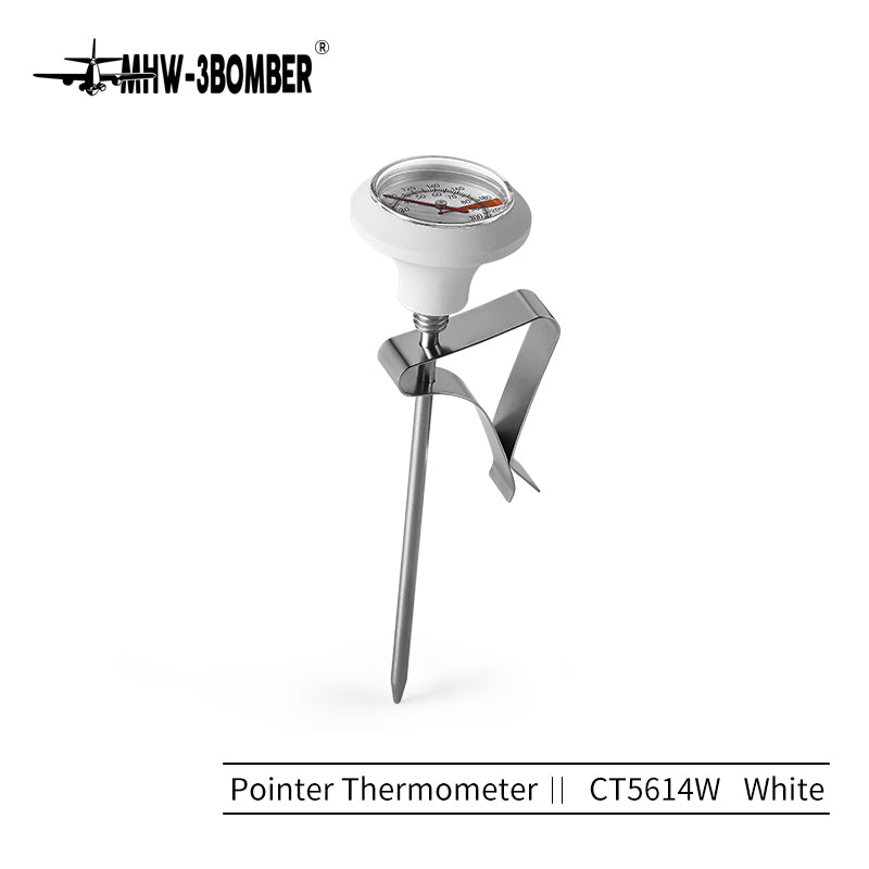 3 Bomber - Pointer Thermometer White