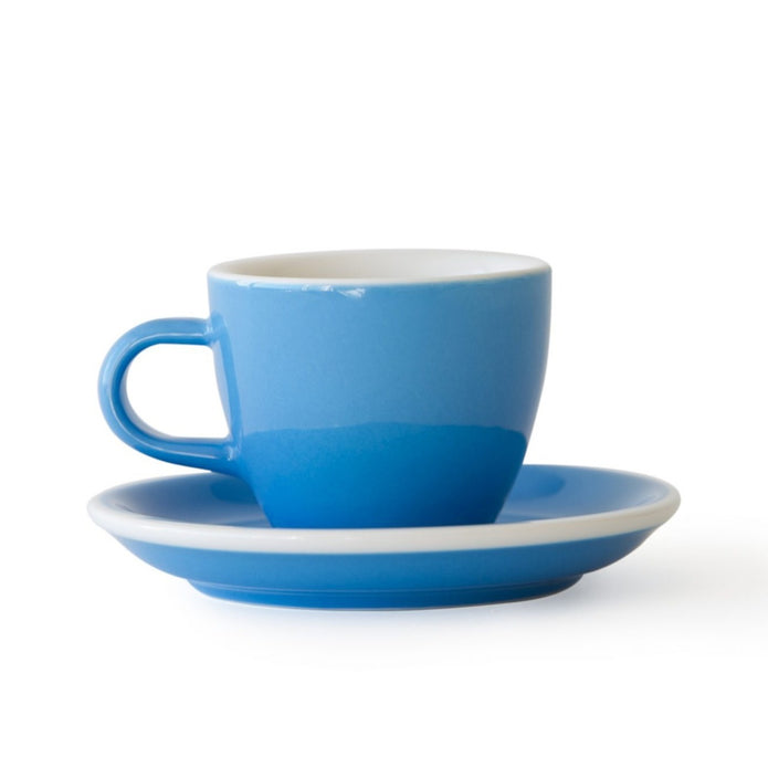 Acme - Blue espresso cup 70 ml with saucer