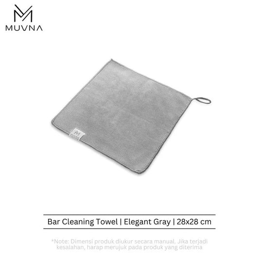 MUVNA Barista Towel – Grey, 30 × 30cm