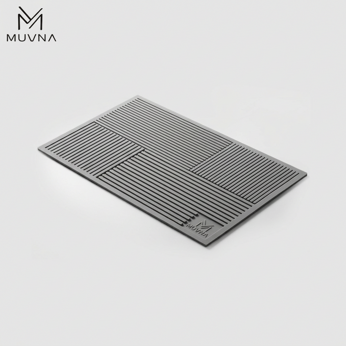 MUVNA Coffee Bar Mat 500 × 300mm – Gray