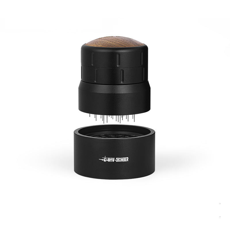 3 Bomber - Coffee Needle Distributor (A Product With 22 Needles for Efficient and Equal Distribution, and Adjustable Needle Depth for a Perfect Pour)
