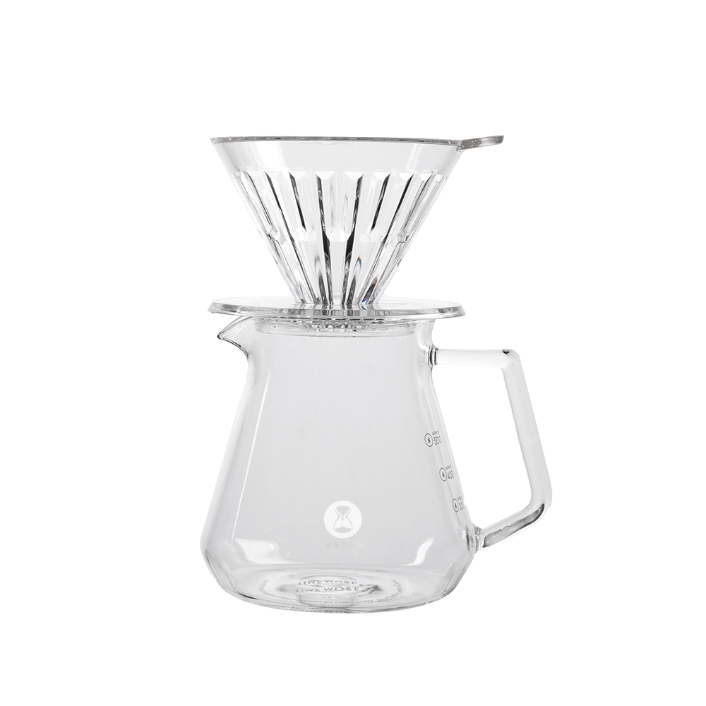 Timemore Crystal Eye PCTG Brewer Set - 02 / 600 ml, Transparent - 70TGB018AA006